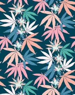 'Girls Best Friend' Wallpaper By Nathan Turner - Deep Blue -Wall Decoration Store GBF deepblue product shot 616b34fb f36e 4868 acfb a7f36b117ec0