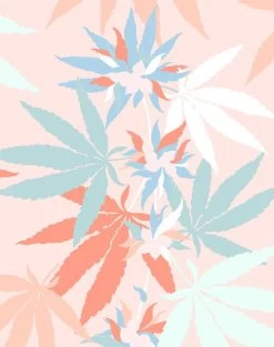 'Girls Best Friend' Wallpaper By Nathan Turner - Peach -Wall Decoration Store GBF peach detail 27ce826b 7a93 492e aa75 27200ec87054