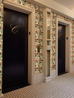 'Gallery Room Floral' Wallpaper By CAB X Carlyle - Cream