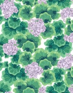 'Geranium' Wallpaper By Nathan Turner - Lavender