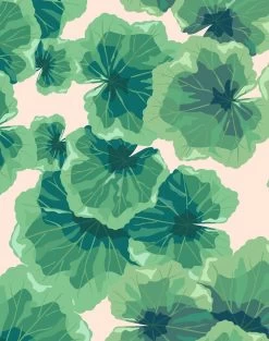 'Geranium Leaves' Wallpaper By Nathan Turner - Peach -Wall Decoration Store Geranium Leaves Peach detail 6dc3923a 44c0 4832 94c8 acd4e35ac478