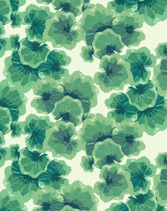 'Geranium Leaves' Wallpaper By Nathan Turner - Pistachio 3 'Geranium Leaves' Wallpaper By Nathan Turner - Pistachio