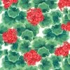 'Geranium' Wallpaper By Nathan Turner - Red