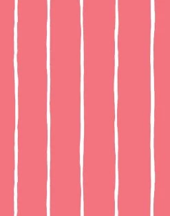 'Get In Line' Wallpaper By Wallshoppe - Flamingo -Wall Decoration Store GetInLine flamingo detail