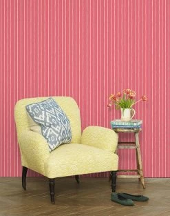 'Get In Line' Wallpaper By Wallshoppe - Flamingo -Wall Decoration Store GetInLine flamingo insitu