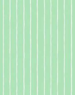 'Get In Line' Wallpaper By Wallshoppe - Green