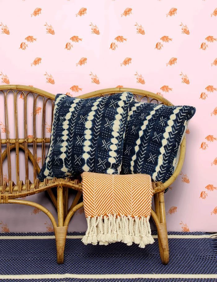 'Goldfish' Wallpaper By Nathan Turner - Pink 4 'Goldfish' Wallpaper By Nathan Turner - Pink - Image 2