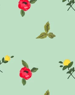 'Grand Villa Garden' Wallpaper By Carly Beck - Aventurine -Wall Decoration Store Grand Villa Garden aventurine detail ac8643f1 57a6 4f61 831f 9ac88c966b7a
