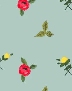 'Grand Villa Garden' Wallpaper By Carly Beck - Ocean -Wall Decoration Store Grand Villa Garden ocean detail 686d89aa 4e4b 40c3 8542 73b0f08b7503