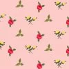 'Grand Villa Garden' Wallpaper By Carly Beck - Pink