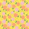 'Grapefruit' Wallpaper By Tea Collection - Daffodil -Wall Decoration Store Grapefruits Daffodil design