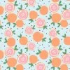 'Grapefruit' Wallpaper By Tea Collection - Pale Blue