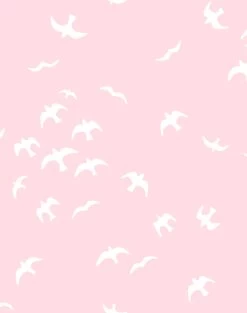 'Gulls' Wallpaper By Tea Collection - Ballet Slipper