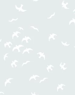 'Gulls' Wallpaper By Tea Collection - Fog