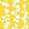 'Hollyhock' Wallpaper By Clare V. - Yellow