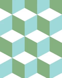 'Ice Cubist' Wallpaper By Wallshoppe - Caribbean 8 'Ice Cubist' Wallpaper By Wallshoppe - Caribbean -Wall Decoration Store IceCubist Caribbean detail b48b7596 8ce0 4794 8d6c 6b3c8b8ad0cf