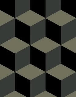 'Ice Cubist' Wallpaper By Wallshoppe - Onyx 8 'Ice Cubist' Wallpaper By Wallshoppe - Onyx -Wall Decoration Store IceCubist Onyx detail be043c7b 5420 410f b77c 53b408da9edb