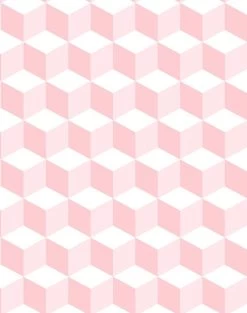 'Ice Cubist' Wallpaper By Wallshoppe - Pink -Wall Decoration Store IceCubist Pink 8a935390 8b56 454d 98ec 700fe0eeac18