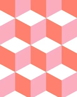 'Ice Cubist' Wallpaper By Wallshoppe - Red 8 'Ice Cubist' Wallpaper By Wallshoppe - Red -Wall Decoration Store IceCubist red detail b51b8610 c605 403d be3e 8dcc3225056e