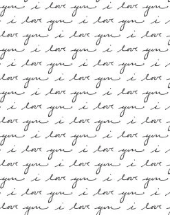 'I Love You' Wallpaper By Sugar Paper - White