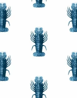 'Jack The Crustacean' Wallpaper By Wallshoppe - Blue