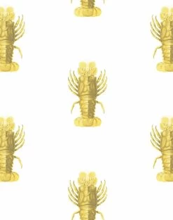 'Jack The Crustacean' Wallpaper By Wallshoppe - Yellow