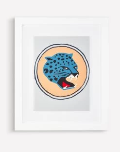 'Jaguar Seal' Framed Art By Tea Collection