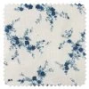 'Fabric By The Yard - Jolene - Blue On Linen