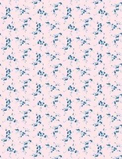 'Jolene' Wallpaper By Wallshoppe - Pink With Blue