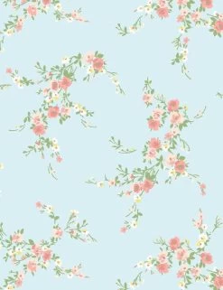 'Jolene' Wallpaper By Wallshoppe - Sky With Pink -Wall Decoration Store Jolene product SkywPink forWEB detail 297a5991 bbbf 455d 8e81 c55e7f41525f