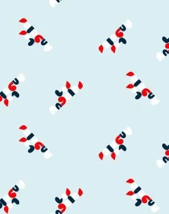 'Los Angeles' Wallpaper By Clare V. - Baby Blue