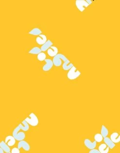 'Los Angeles' Wallpaper By Clare V. - Gold -Wall Decoration Store LA by Clare V Gold detail