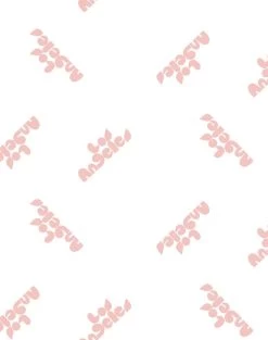 'Los Angeles' Wallpaper By Clare V. - Pink / White