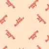 'Los Angeles' Wallpaper By Clare V. - Retro Red / Peach