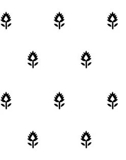 'Block Print' Wallpaper By Sugar Paper - Black On White