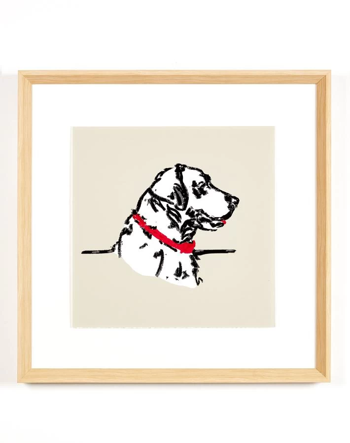 'Labrador Silhouette' Framed Art By Nathan Turner - Hand Deckled & Floated On Mat Wall Art 3 'Labrador Silhouette' Framed Art By Nathan Turner - Hand Deckled & Floated On Mat Wall Art