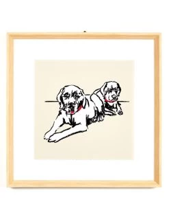 'Labradors' Framed Art By Nathan Turner