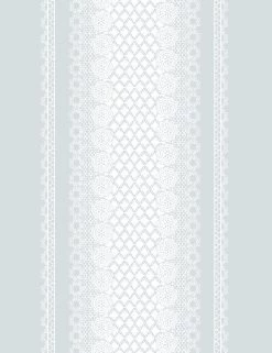 'Lace Front' Wallpaper By Nathan Turner - Gray -Wall Decoration Store Lace Front Grey P DT 4085c916 fb6e 4db3 9f6d fade013eaf4f