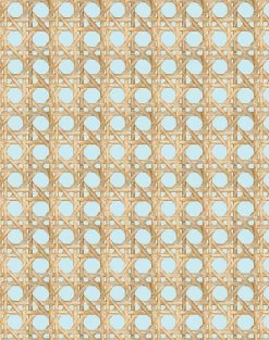 'Faux Large Caning' Wallpaper By Wallshoppe - Sky -Wall Decoration Store LargeCaning Sky design 4d5b29f4 ef65 459c 9cb2 7453687478a3