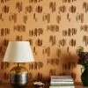 'Laundry Line' Kraft Wallpaper By Sarah Jessica Parker - Natural
