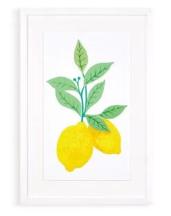 'Lemon Twist' Framed Art By Nathan Turner