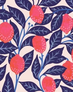 'Lemons' Wallpaper By Nathan Turner - Blood Lemon -Wall Decoration Store Lemons blood lemon detail a5d6a393 a57c 4513 a298 cee243c298b5