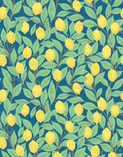 'Lemons' Wallpaper By Nathan Turner - Cadet Blue