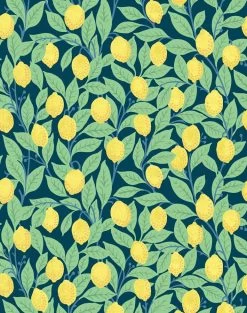 'Lemons' Wallpaper By Nathan Turner - Indigo