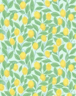 'Lemons' Wallpaper By Nathan Turner - Robins Egg -Wall Decoration Store Lemons duped robinsegg web b090d1bb 2654 4193 815e 7a18a23e2b09