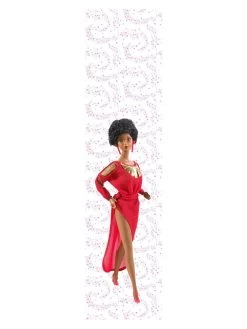 'Life Size Vintage Black Barbie™' Removable Wall Mural By Barbie™ - Pink On White 7 'Life Size Vintage Black Barbie™' Removable Wall Mural By Barbie™ - Pink On White -Wall Decoration Store LifeSizeBlackBarbieStars