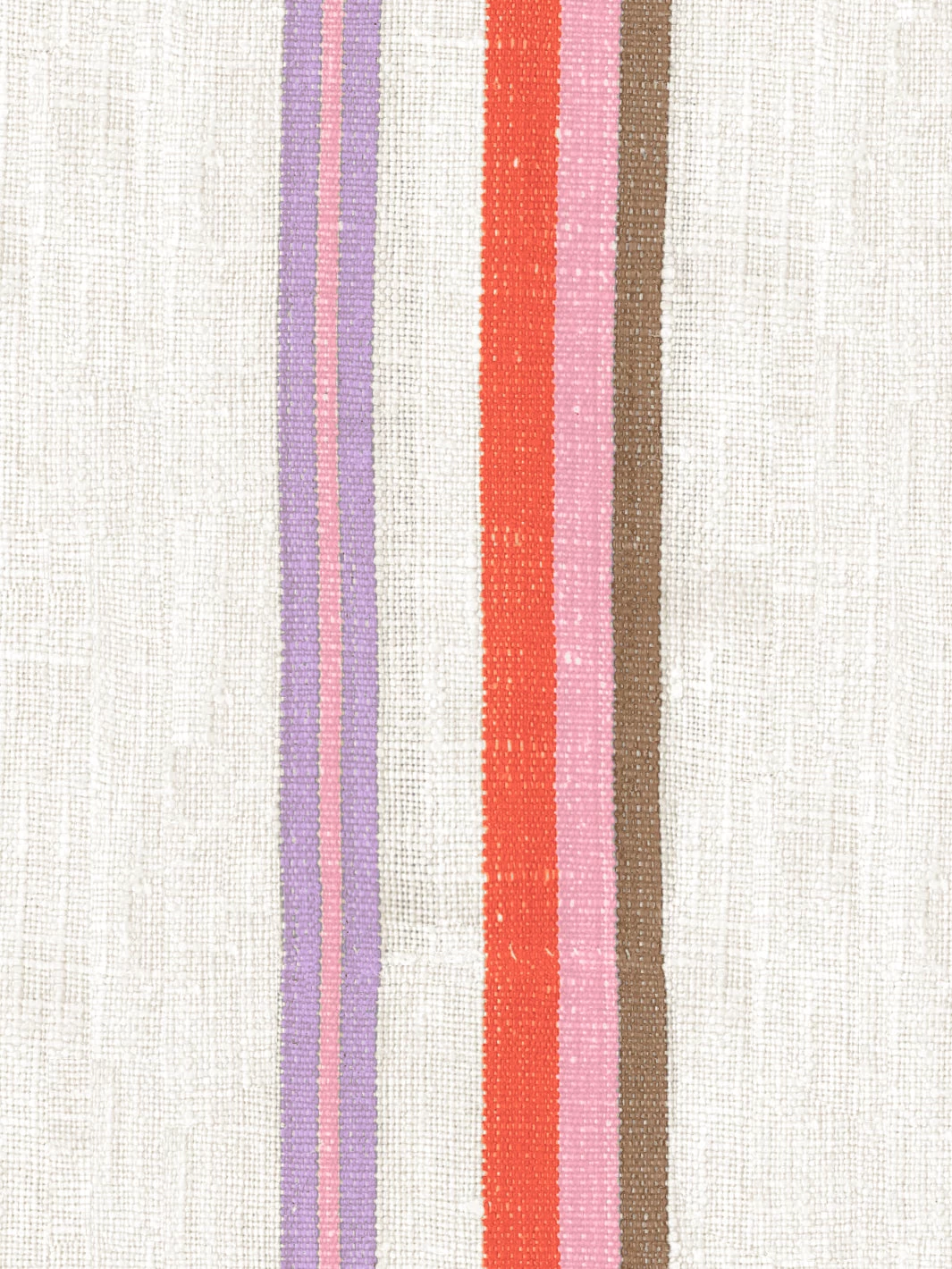 'Life Is A Banquet Stripe' Wallpaper By Lingua Franca - Lilac + Melon 5 'Life Is A Banquet Stripe' Wallpaper By Lingua Franca - Lilac + Melon - Image 3