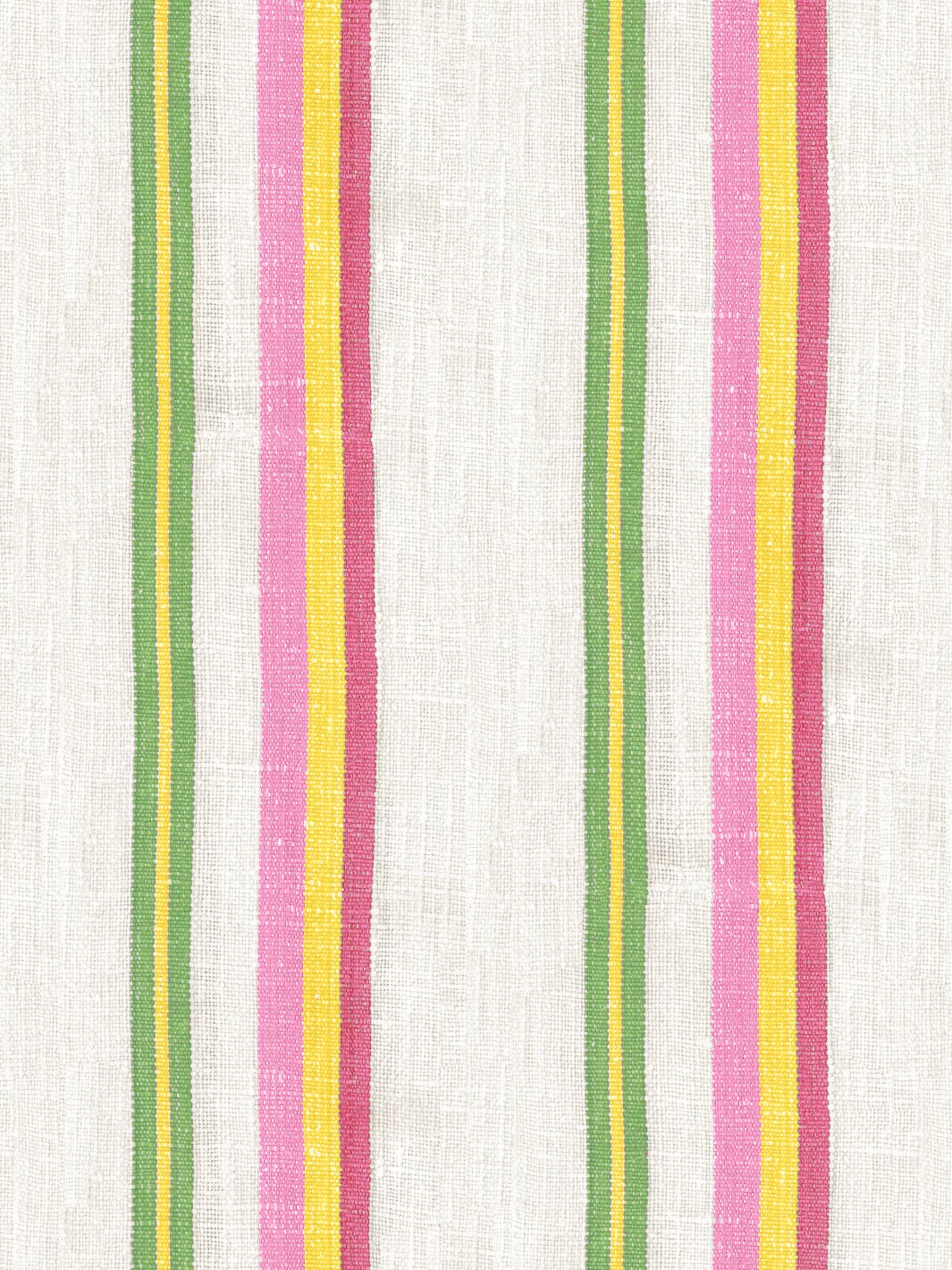 'Life Is A Banquet Stripe' Wallpaper By Lingua Franca - Pink + Yellow 4 'Life Is A Banquet Stripe' Wallpaper By Lingua Franca - Pink + Yellow - Image 2