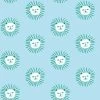 'Lion's Mane' Wallpaper By Tea Collection - Baby Blue -Wall Decoration Store Lions Mane by Tea Collection Baby Blue Design