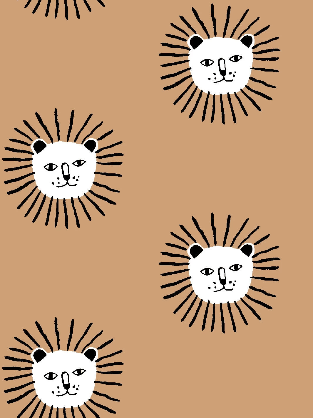 'Lion's Mane' Wallpaper By Tea Collection - Brown 5 'Lion's Mane' Wallpaper By Tea Collection - Brown - Image 3